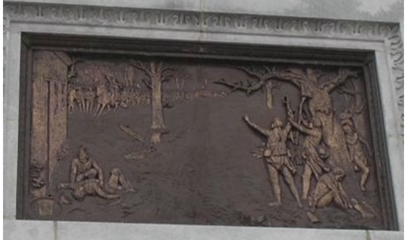 Thomas Eakins, East side of the Trenton Battle Monument