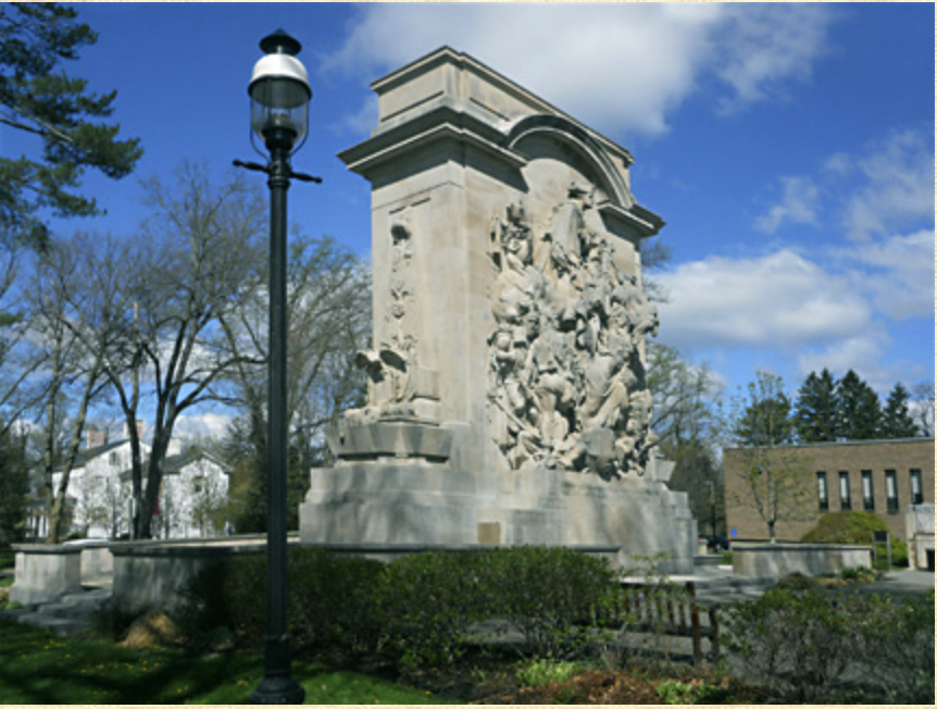 Princeton Battle Monument, Frederick MacMonnies, 1922